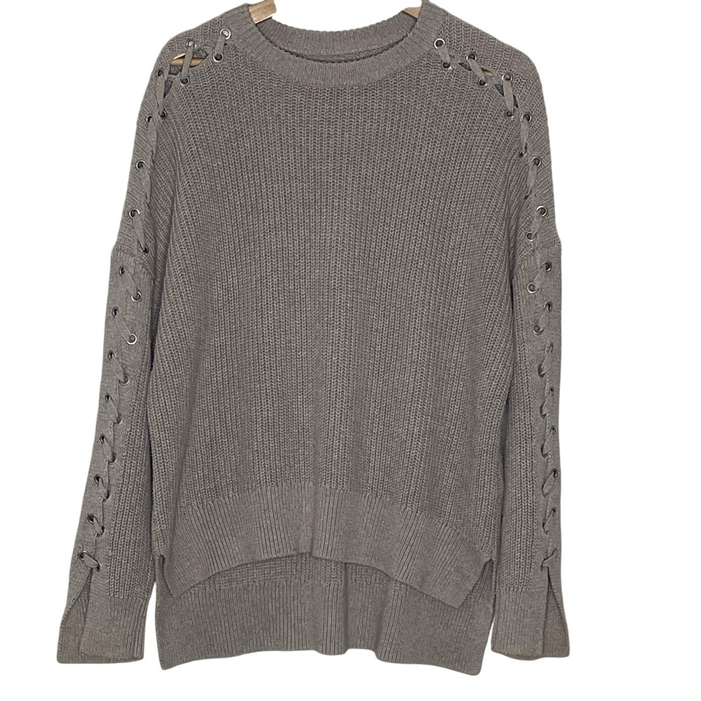 ALLSAINTS Aria Lace Ribbon Cotton  Sweater‎ Size Small